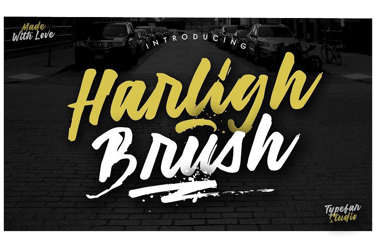 Harligh Brush Font