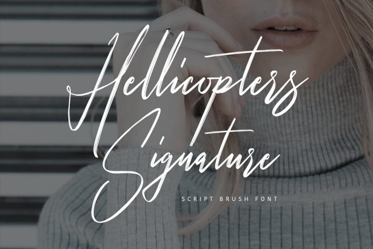 Hellicopters Script Font