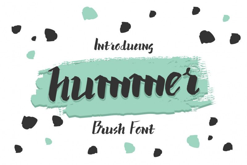 Hummer Brush Graffiti Font