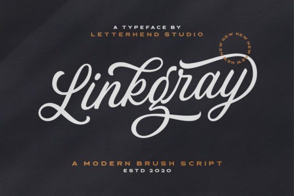 Linkgray Modern Script Font