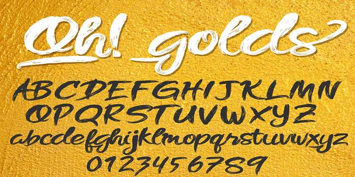 Oh! golds Font