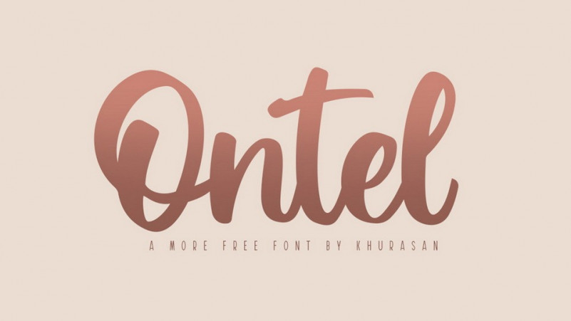 Ontel Bold Script Font
