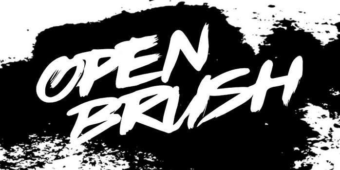 Open Brush Font