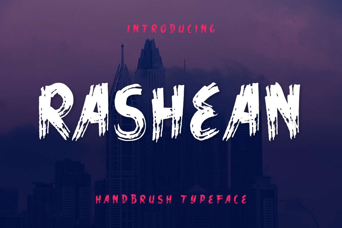 Rashean Brush Font