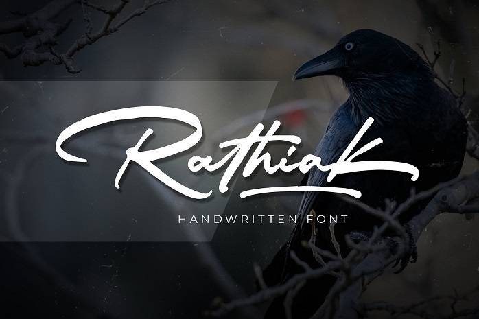 Rathiak Handwritten Font