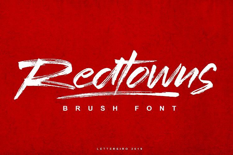Redtowns Brush Font