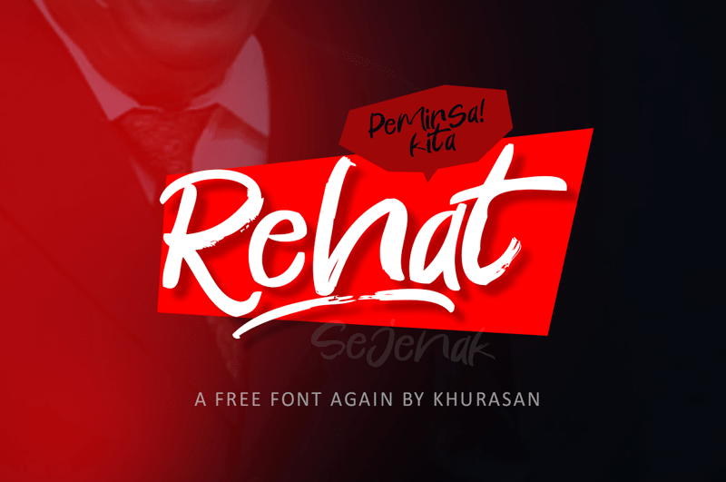 Rehat Brush Script Font