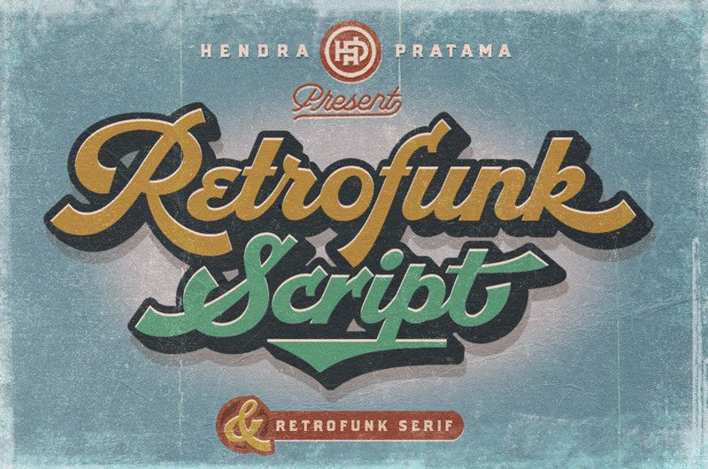 Retrofunk Script Font