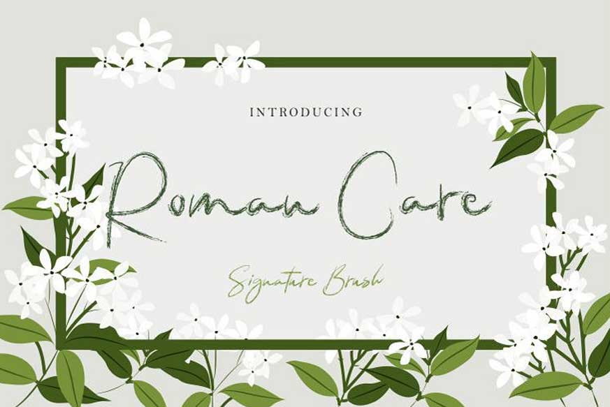 Roman Care Font