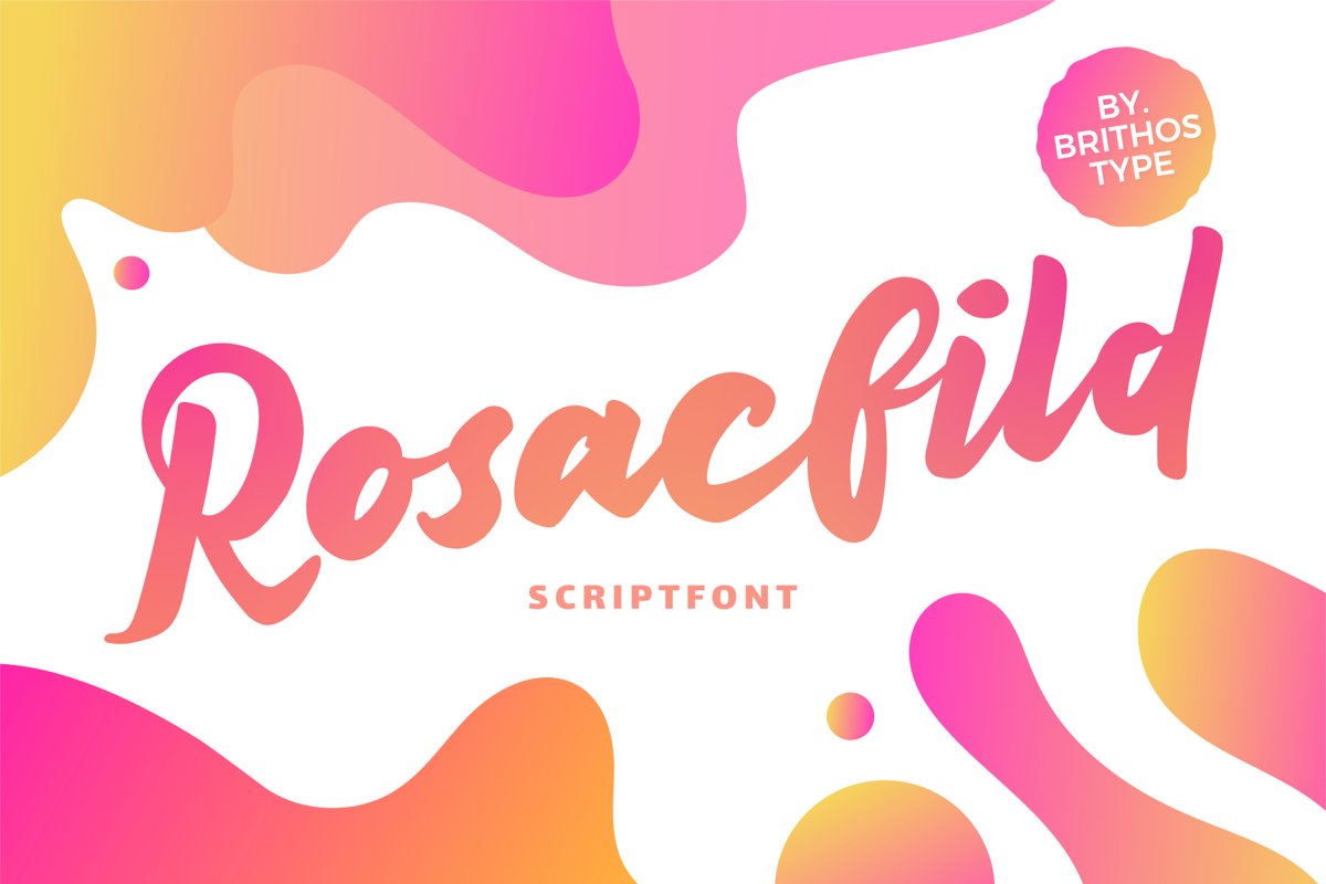 Rosacfild Bold Script Font