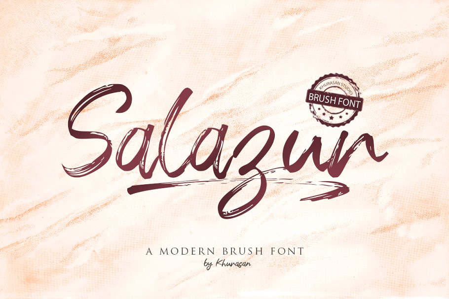 Salazur Brush Font