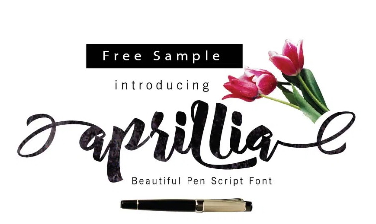 Aprillia Script Font Free