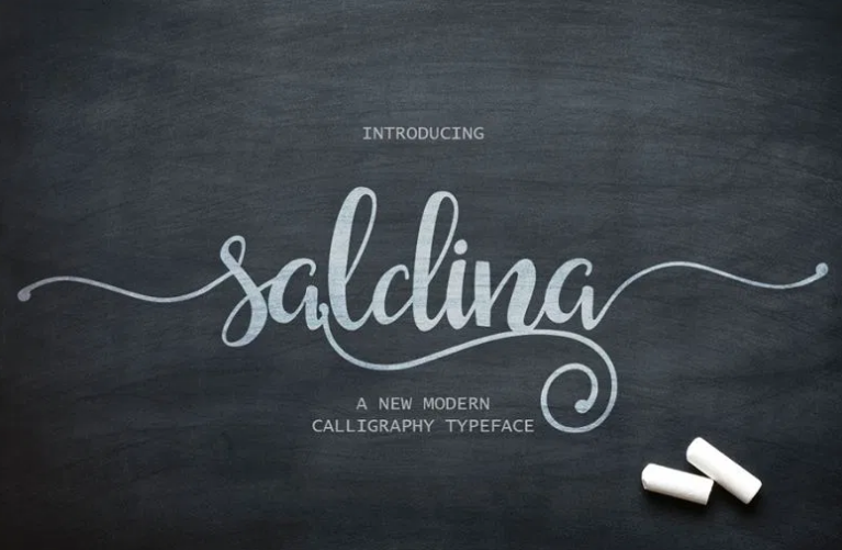 Saldina Font Free