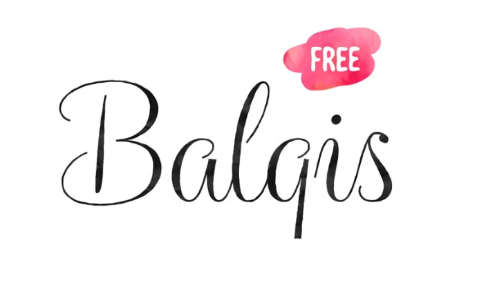 Balqis Free Font!