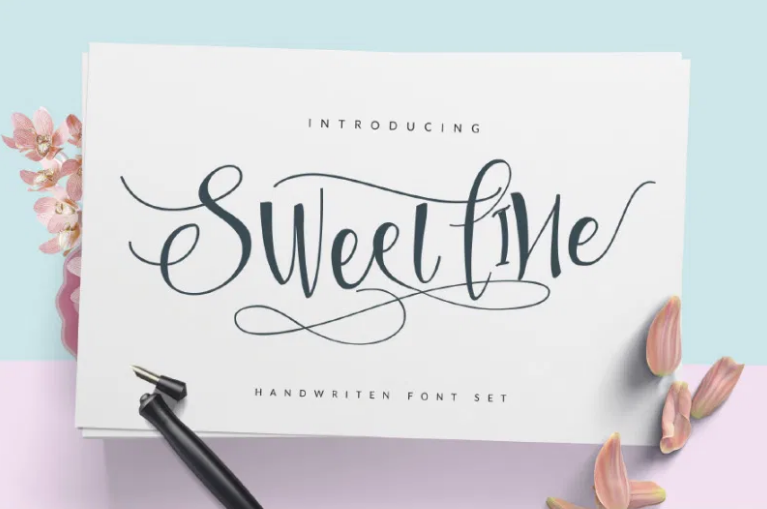 Sweetline Script Font Free