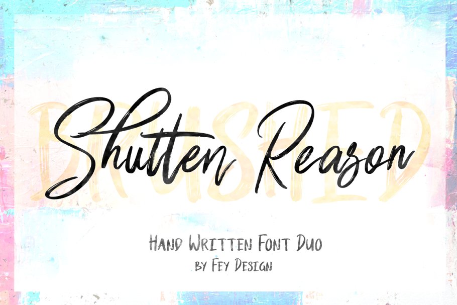 Shutten Reason Font Duo