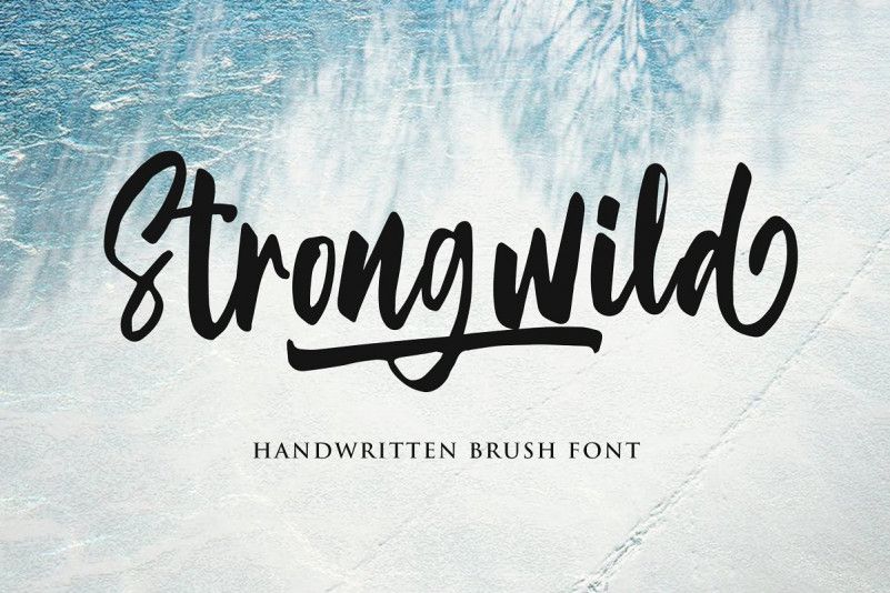 Strongwild Brush Font