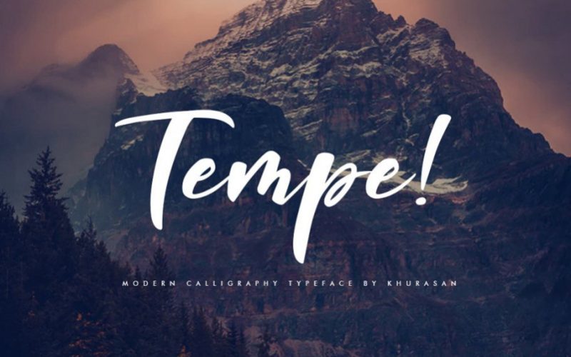 Tempe Calligraphy Font