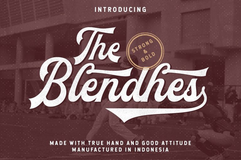 The Blendhes Typeface