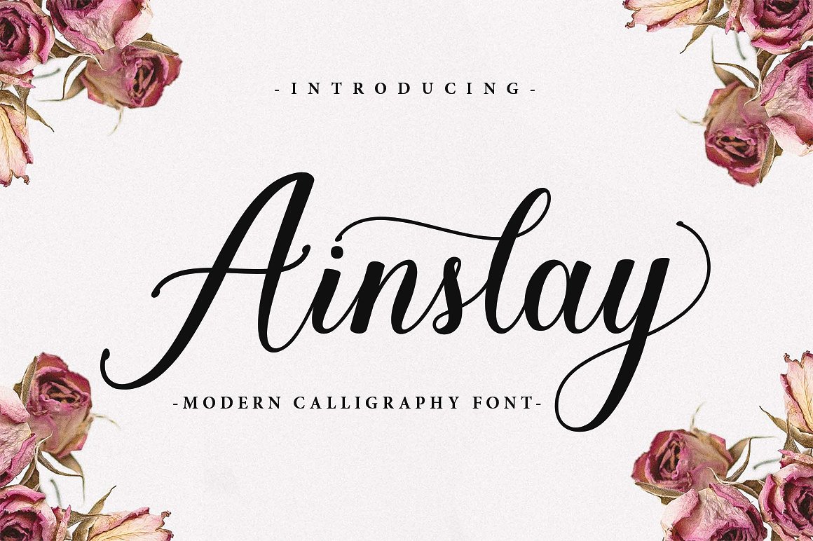 Ainslay Script Font Free