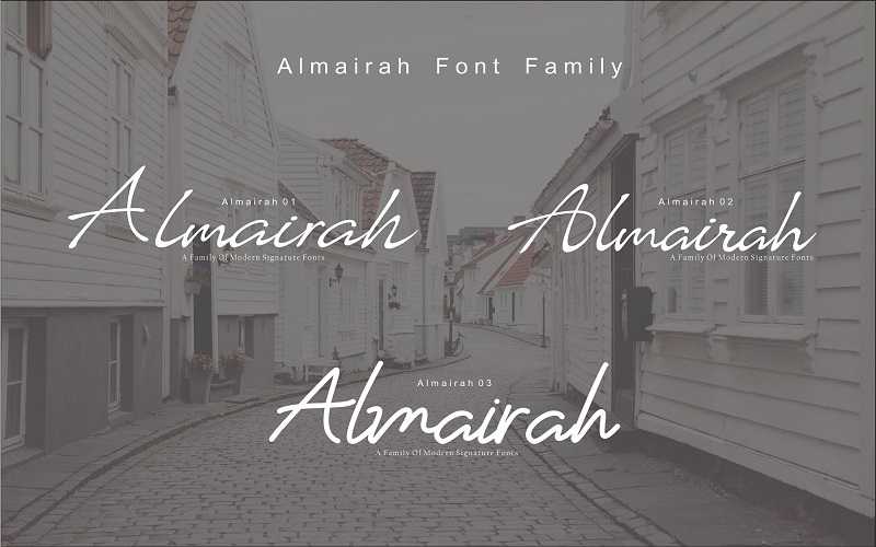 Almairah Script Font Family Free Download