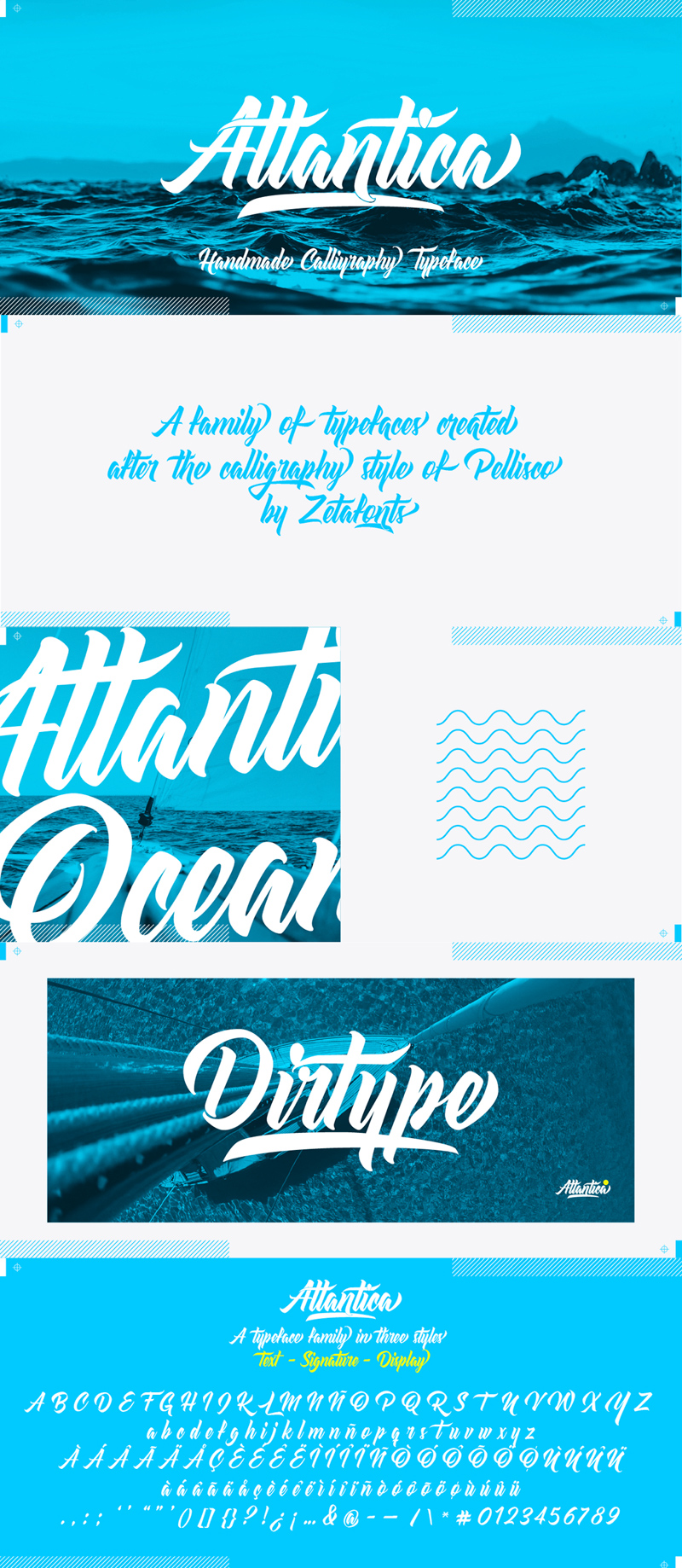 Atlantica Calligraphy Typeface Free