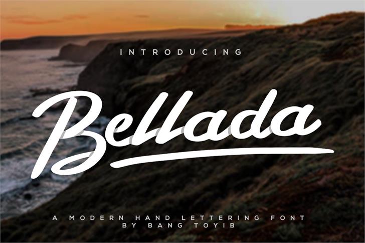 Bellada Script Font Free