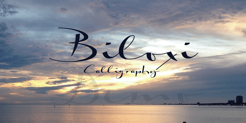 Biloxi Calligraphy Font Free