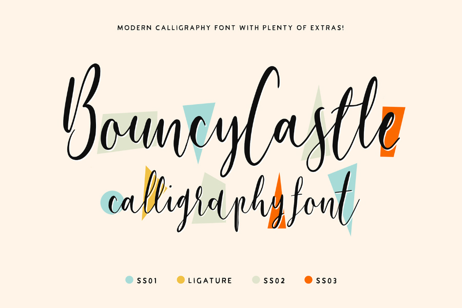 Bouncy Castle Font Family Free