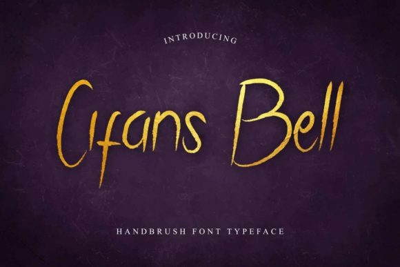 Cifans Bell Brush Pen Font