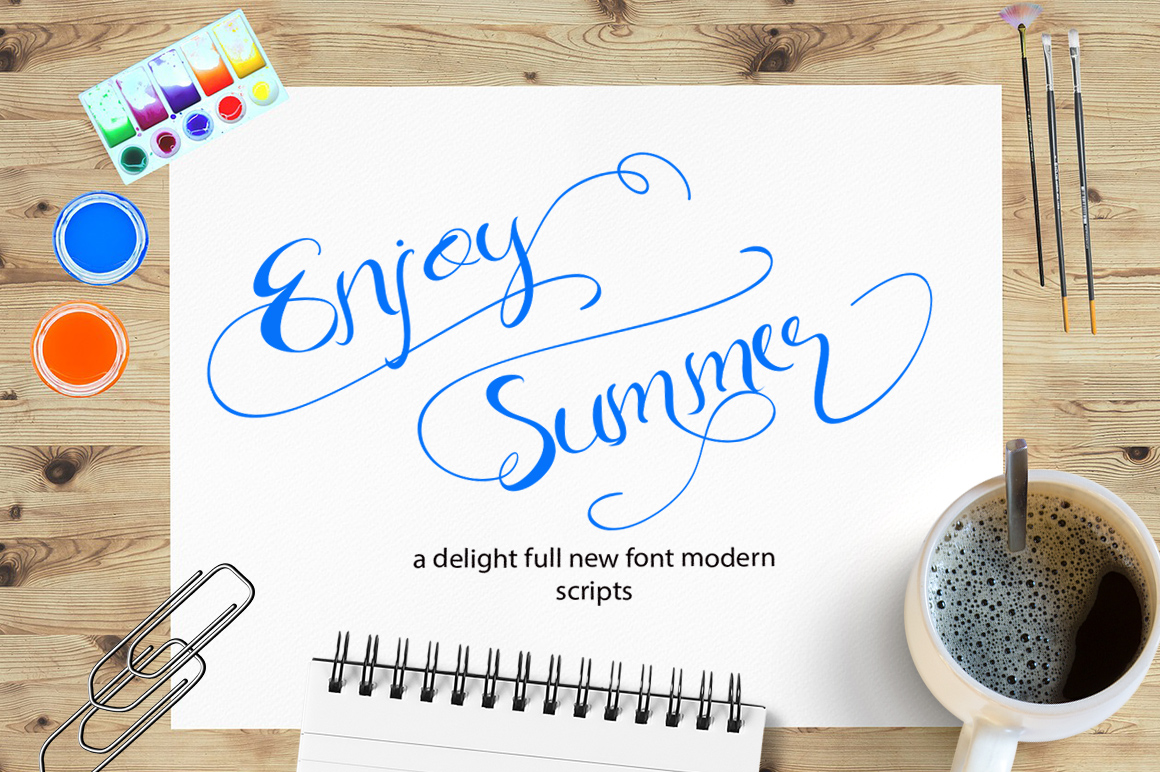 Enjoy Summer Script Font Free