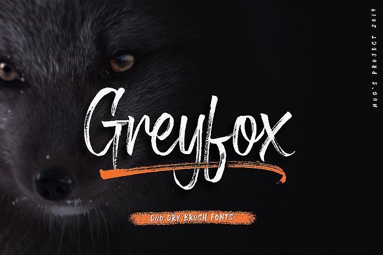 Greyfox Brush Font