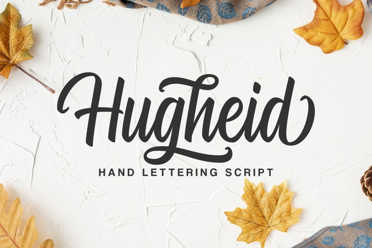Hugheid Script Font