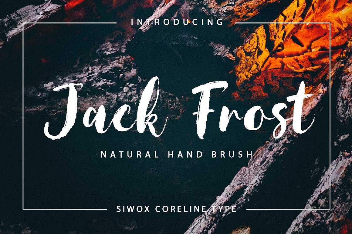 Jack Frost Brush Font