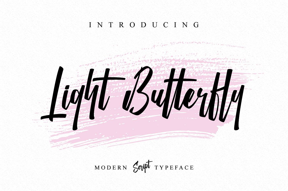 Light Butterfly Script Font Free