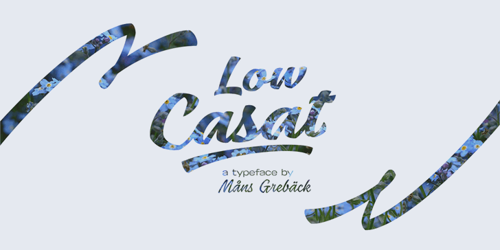 Low Casat Med Font Free