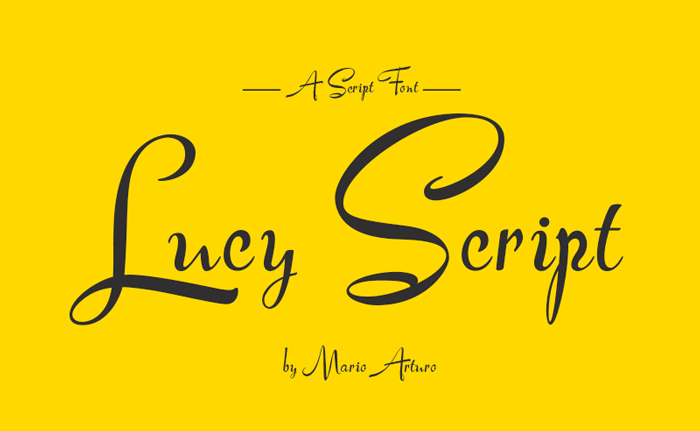 Lucy Script Font Free