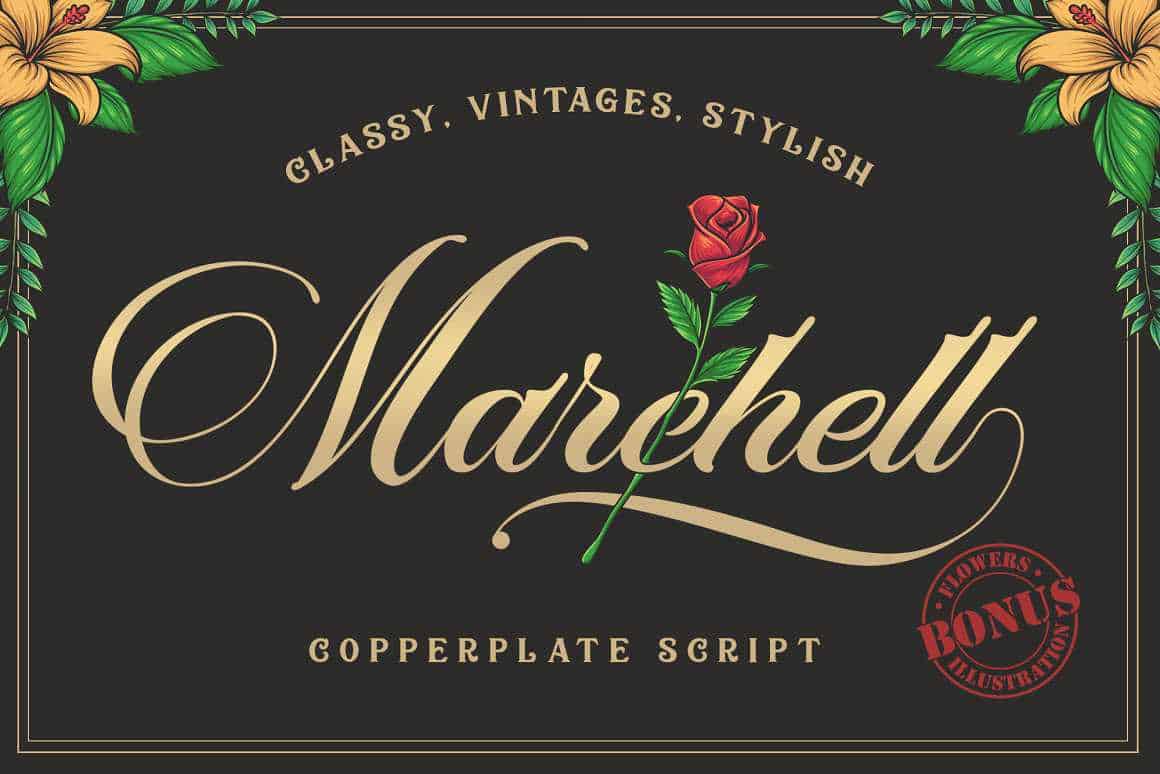 Marchell Script Font Free