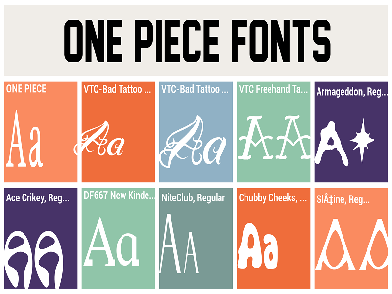 One Piece Font