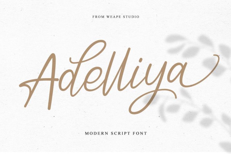 Adelliya Script Font