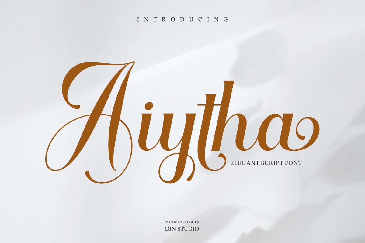 Aithya Elegant Calligraphy Script Font