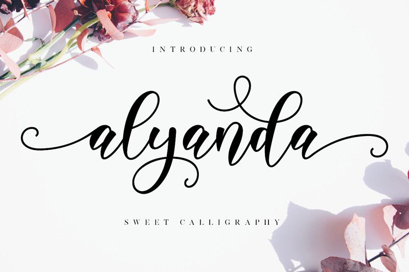 Alyanda Calligraphy Font