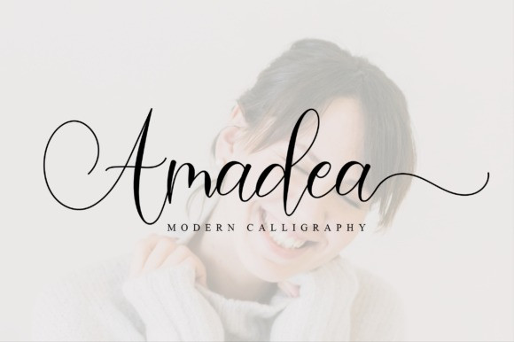 Amadea Modern Calligraphy Font