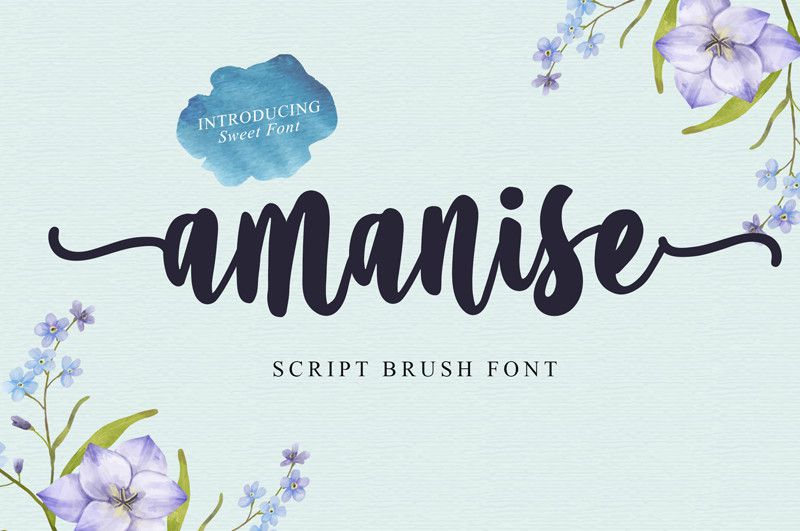 Amanise Script Font
