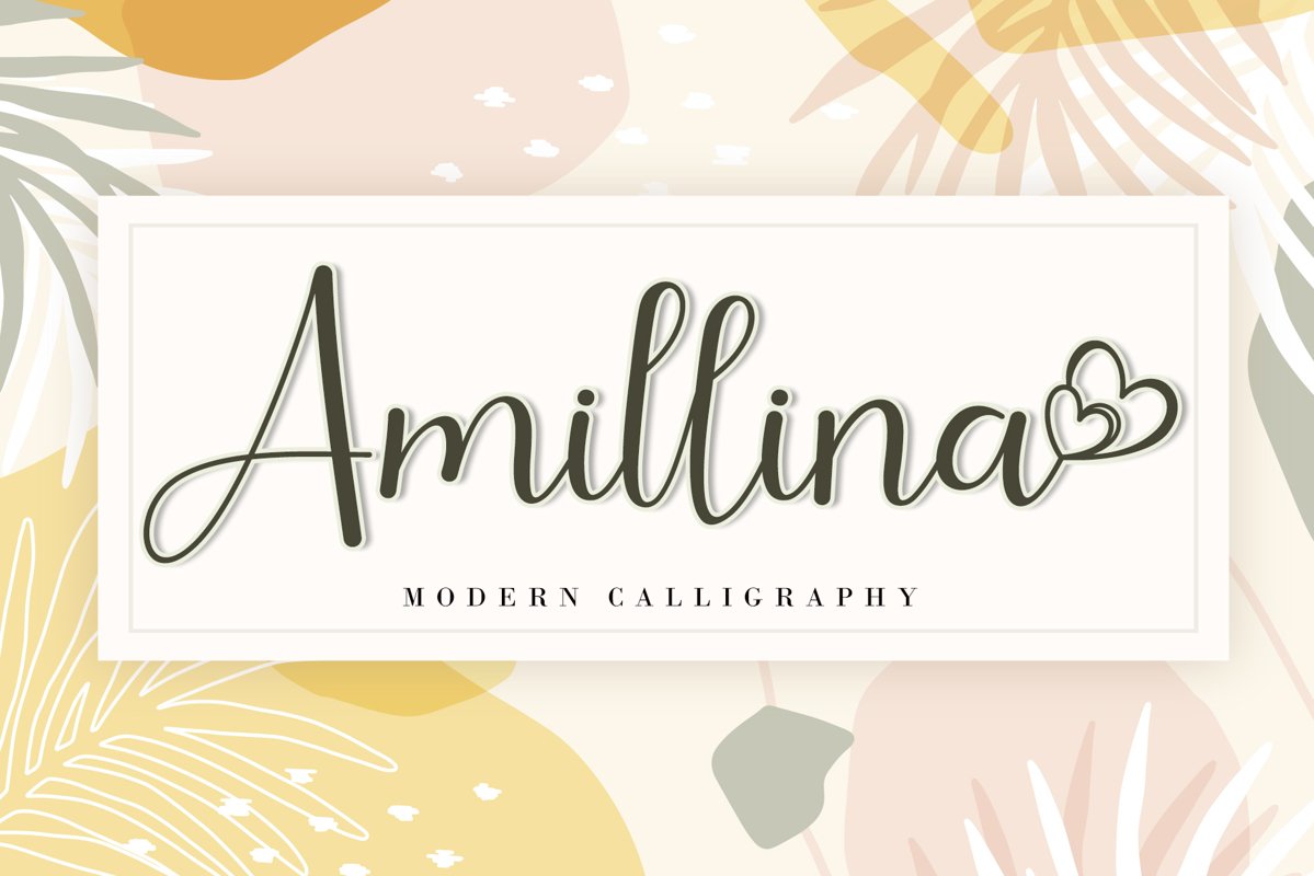 Amillina Calligraphy Script Font