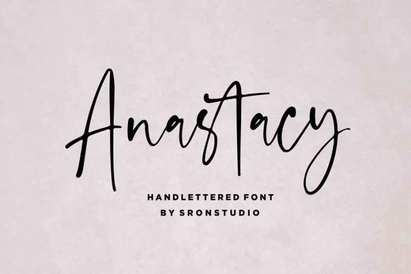 Anastacy Handlettered Font