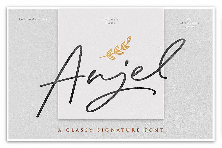 Anjel Signature Font