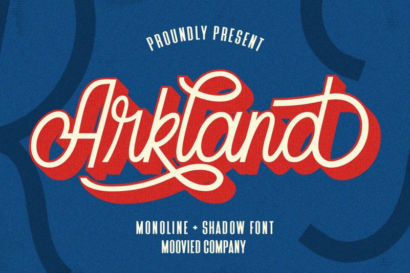Arkland Monoline Script Font
