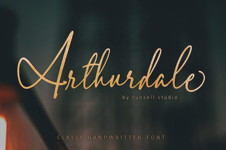 Arthurdale Handwriting Font