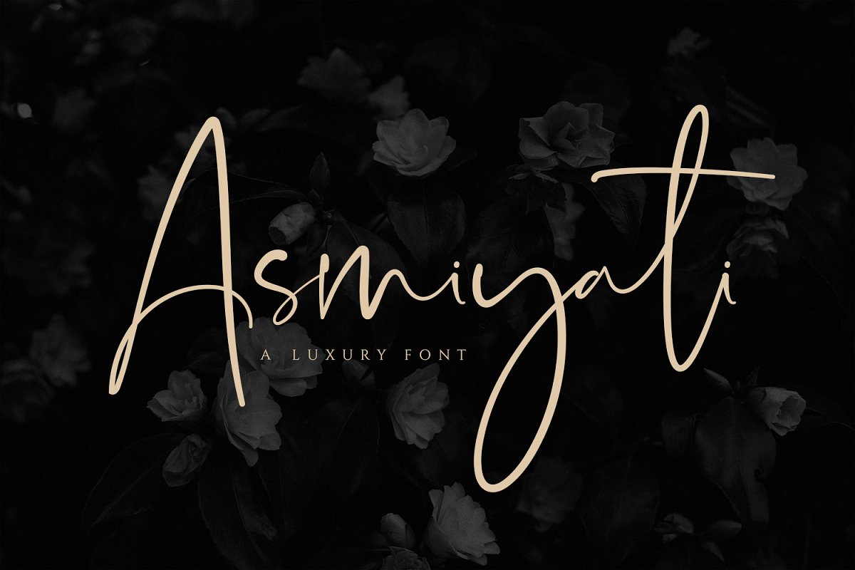 Asmiyati Luxury Script Font